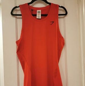 NWT Mens Red Gymshark "Element Baselayer Tank - Flame" size Medium